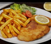 70 Schnitzel mit Pommes